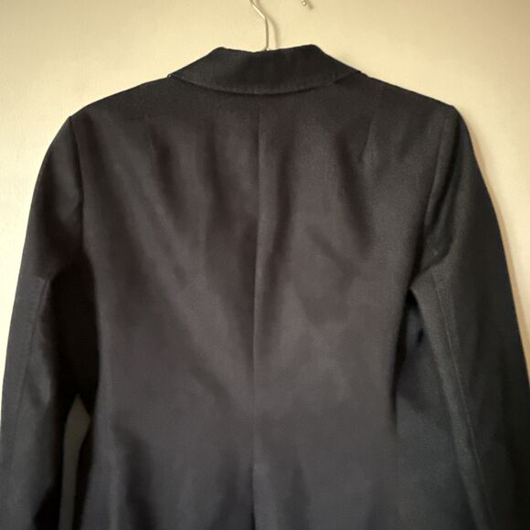 Banana Republic Blue Lined Button Stretch Blazer Jacket | Sz 12 Petit - Picture 5 of 11